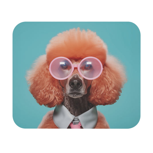Cool Dog in Shades Mouse Pad