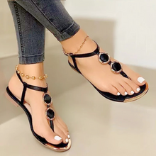 Load image into Gallery viewer, Womens Embellished Thong Sandals
