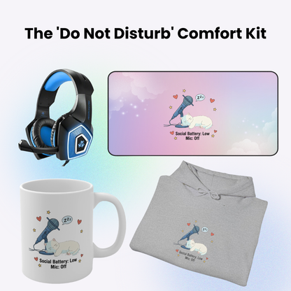 The 'Do Not Disturb' Comfort Kit for Gamers 4 pcs Gift Set (Cozy Edition)