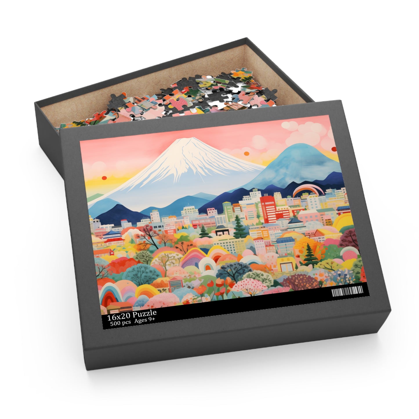Mount Fuji Skyline Jigsaw Puzzle 500-Piece
