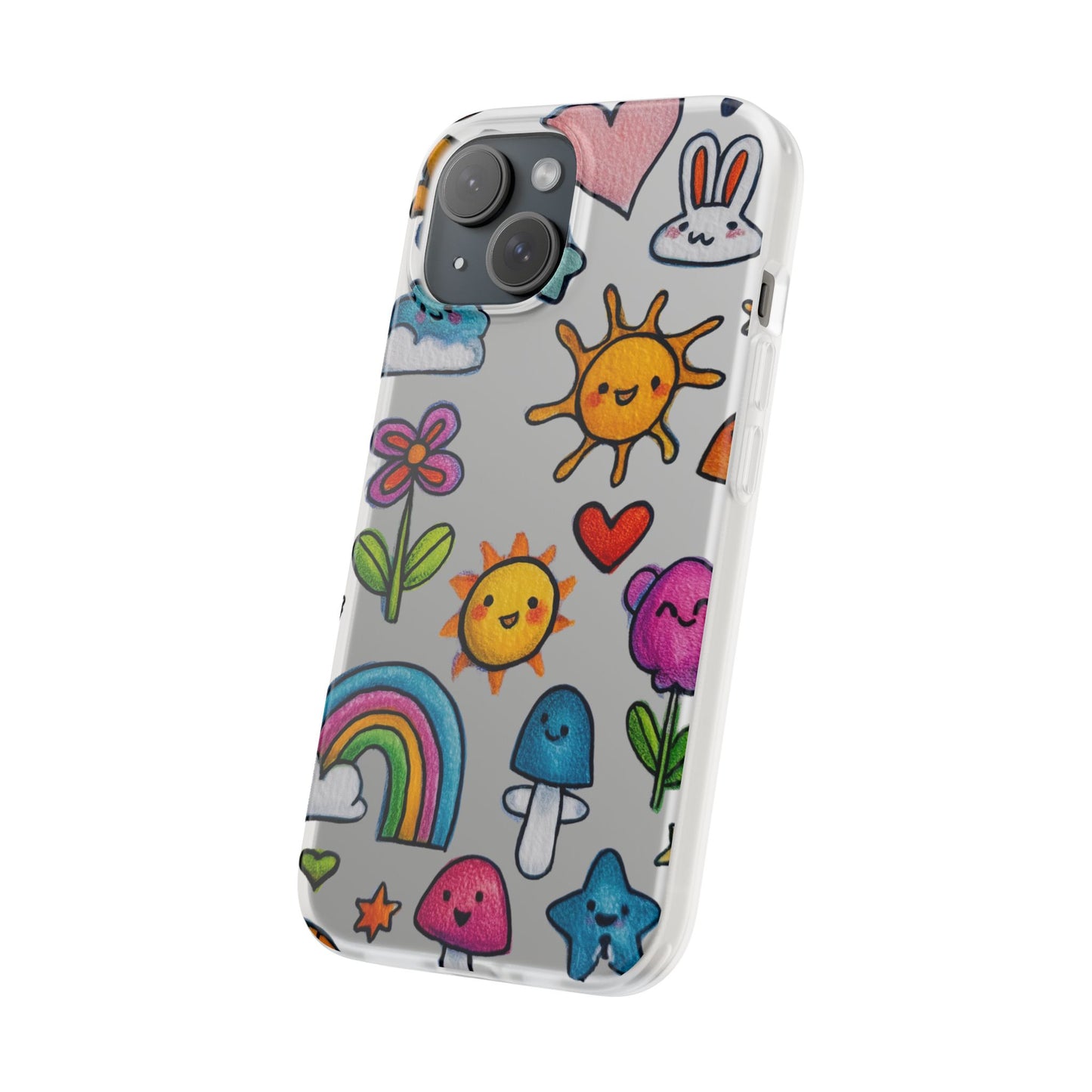Colorful Cartoon Flexi Cases – Fun and Playful iPhone Case
