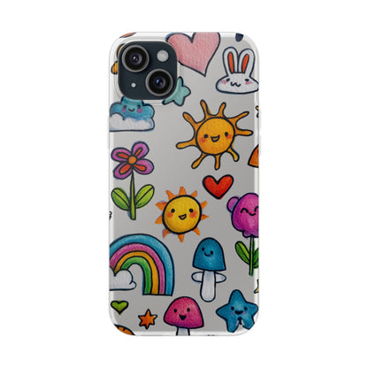 Colorful Cartoon Flexi Cases – Fun and Playful iPhone Case