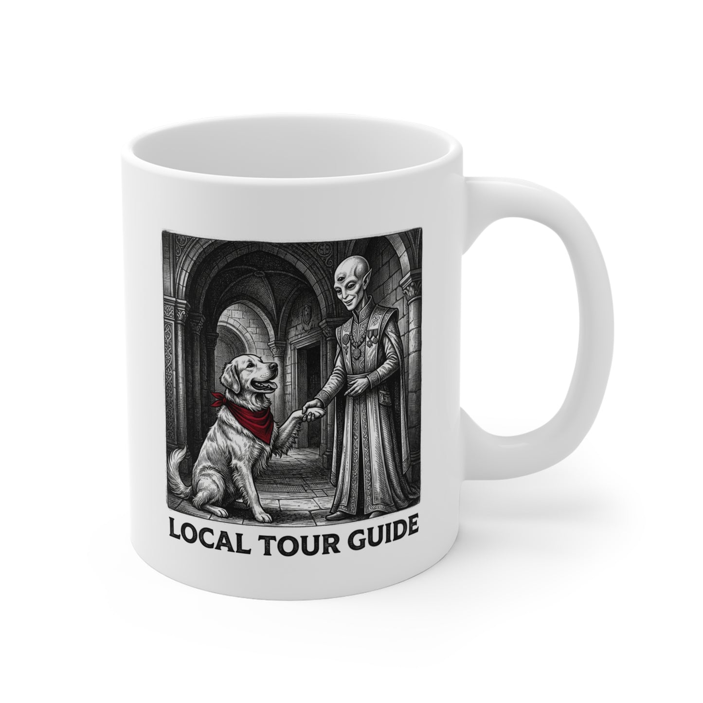The Golden Retriever Diplomat Mug