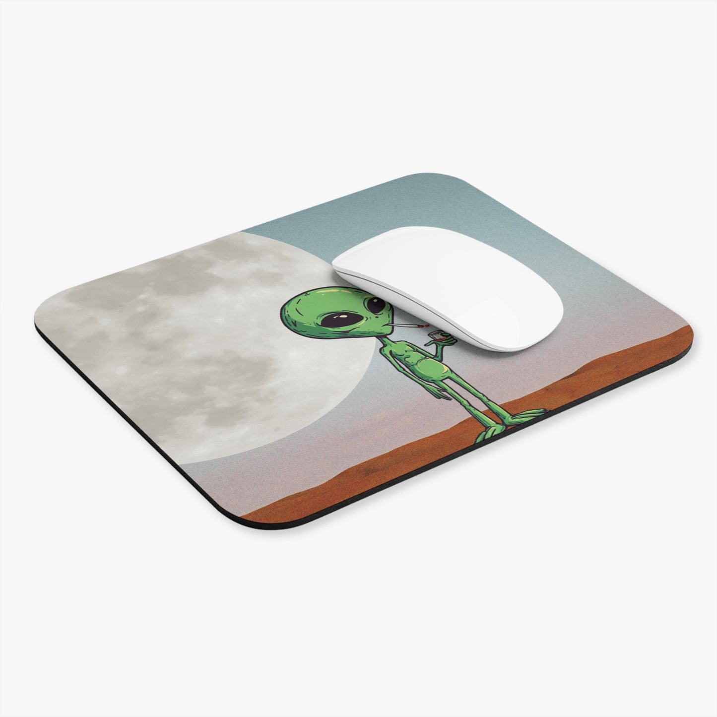 Alien Moon Mouse Pad