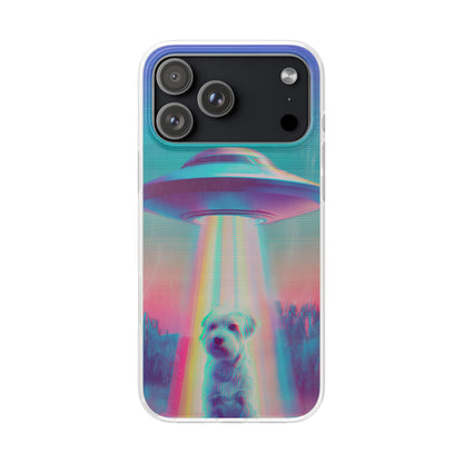 Scruffy Dog and UFO Flexi Cases – Fun and Playful iPhone Case