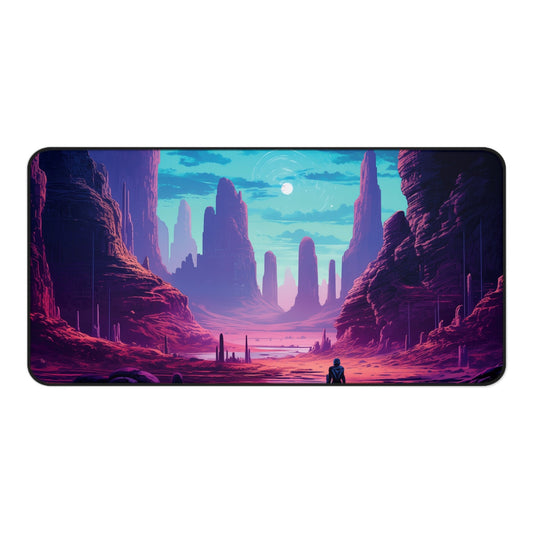 Alien Planet Gaming Large Mouse Pad