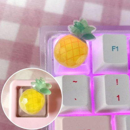 Gaming Translucent Fruit Mechanical Keyboard Keycap - Set of 6