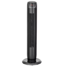 Load image into Gallery viewer, Portable 36&quot; Black Tower &amp; Desk Fan
