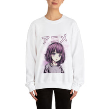 Load image into Gallery viewer, Purple Anime Sweatshirt
