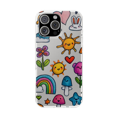 Colorful Cartoon Flexi Cases – Fun and Playful iPhone Case