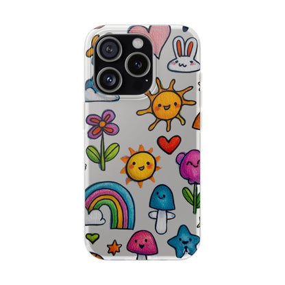 Colorful Cartoon Flexi Cases – Fun and Playful iPhone Case