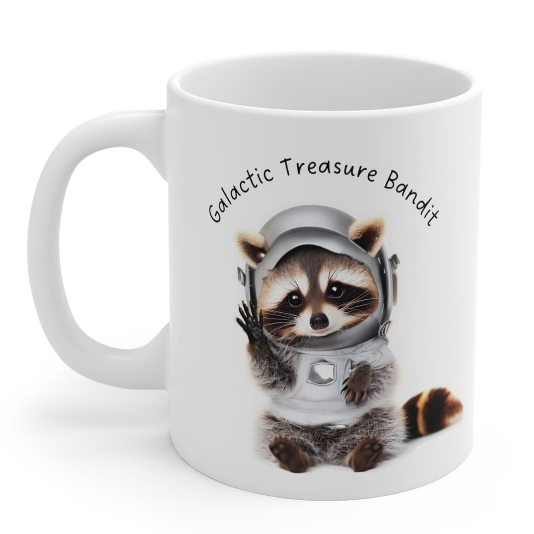 Cute Raccoon Galactic Treasure Bandit Mug