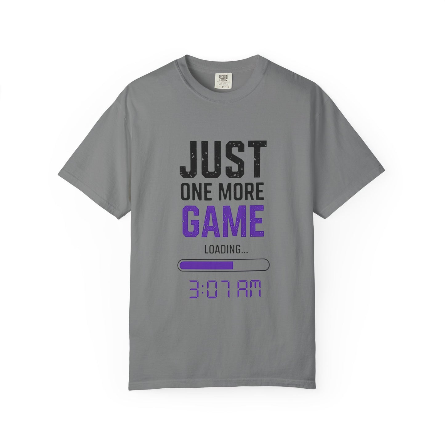 Gamer T-Shirt - "Just One More Game" Late Night Gaming Tee