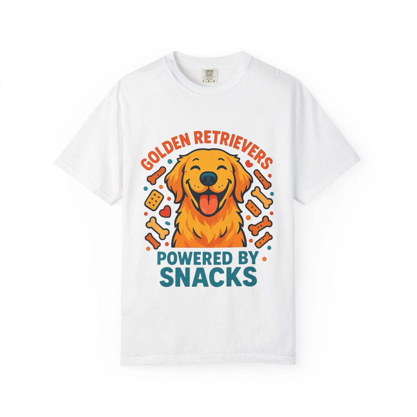 Golden Retrievers Powered by Snacks T-Shirt