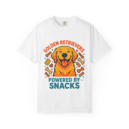 Golden Retrievers Powered by Snacks T-Shirt