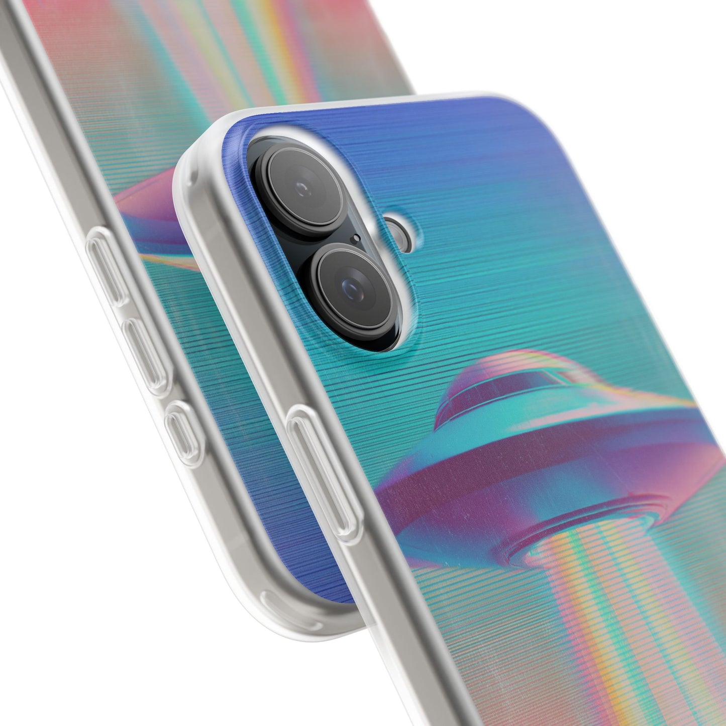 Scruffy Dog and UFO Flexi Cases – Fun and Playful iPhone Case