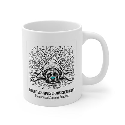 The Boxer Chaos Coefficient Diagram Mug