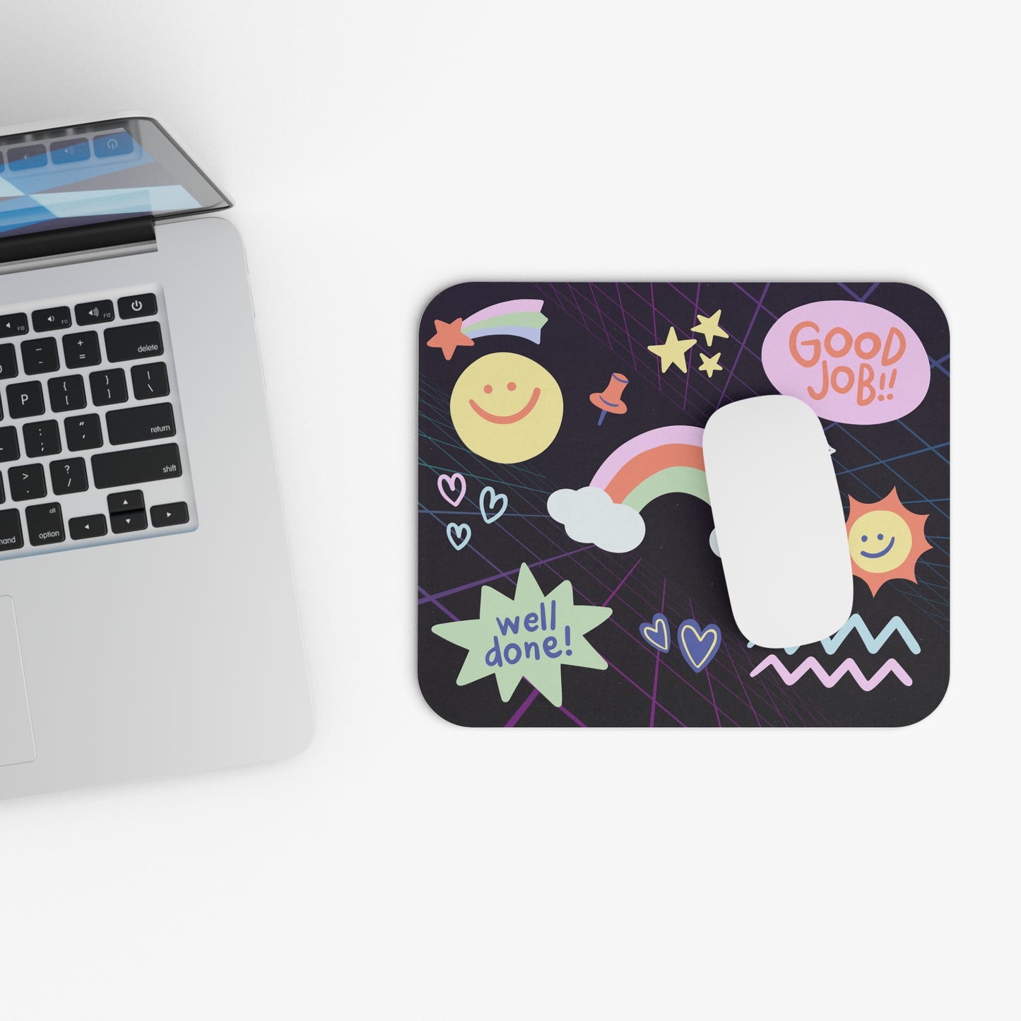 Encouragement Stickers Mouse Pad