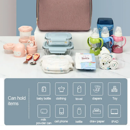 Multi-Use Diaper Bag with Expanded Toy Mode