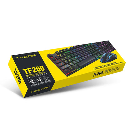 104 Keys RGB Gaming Keyboard and Mouset Set