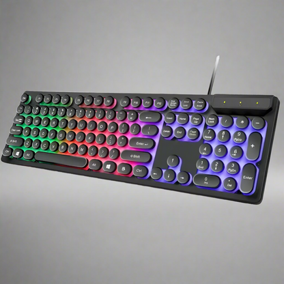 Dragon Z9i USB Wired Light Up Gaming Keyboard and Mouse Set