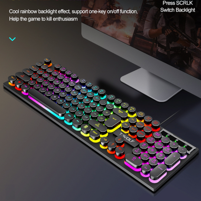 Dragon Z9i USB Wired Light Up Gaming Keyboard and Mouse Set