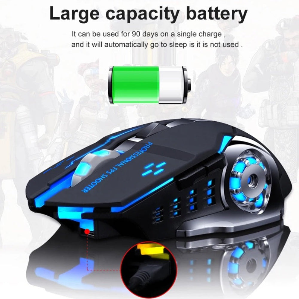 Dargon Z9 Alpha Bluetooth and 2.4Ghz Wireless Gaming Mouse