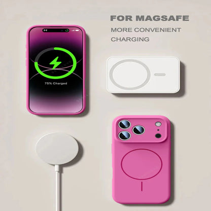 Magnetic Silicone Phone Case Delux Pack for iPhone 14 to iPhone 17 series