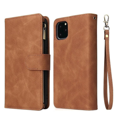 Vegan Leather Wallet Case for iPhone 15 to 17 series