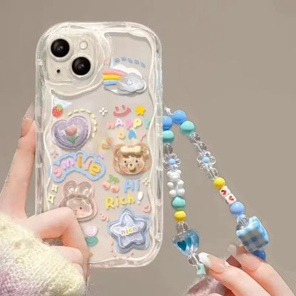 3D Cartoon Phone Case for iPhone 12 to iPhone 17 series