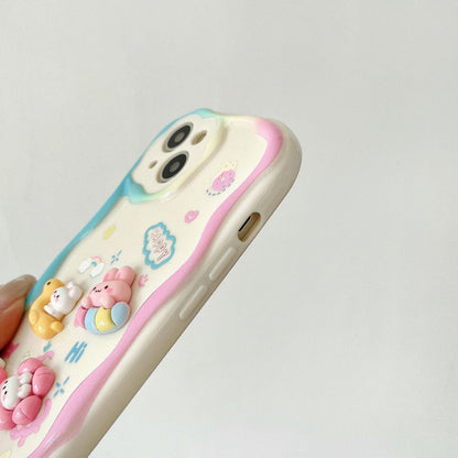 Happy Bunny Cartoon Phone Case for iPhone 12 to 17 series