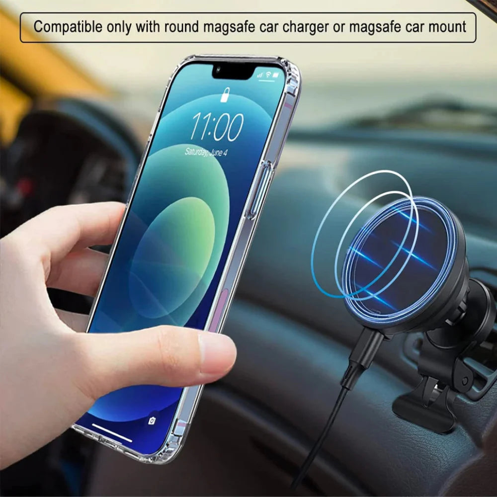 Magnetic Compatiable Kickstand Case for iPhone 12 to 17 series
