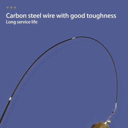 Faux Feather Cat Toy Stick