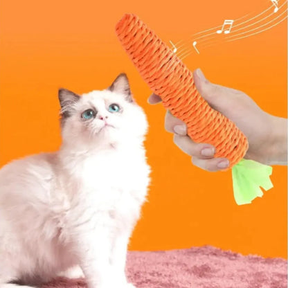 2pcs Set Cat Scratch Carrot Toy