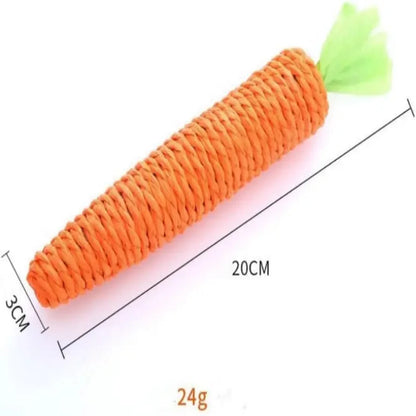2pcs Set Cat Scratch Carrot Toy