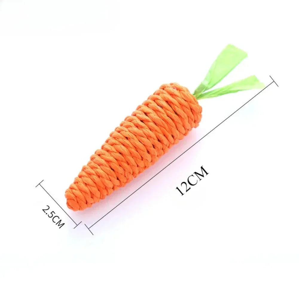 2pcs Set Cat Scratch Carrot Toy