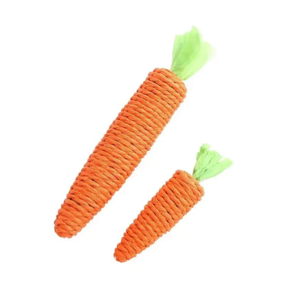 2pcs Set Cat Scratch Carrot Toy
