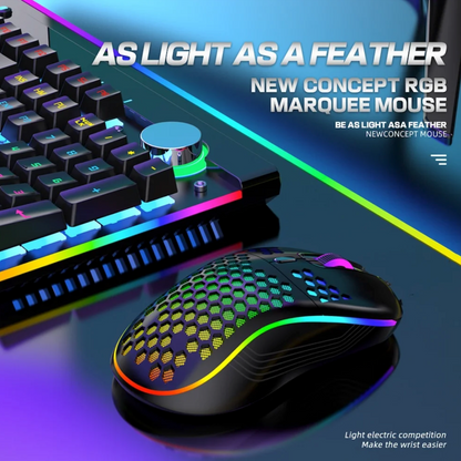 Onetify 3 PCS Gaming Keyboard, RGB mouse and Headphone Bundle Set