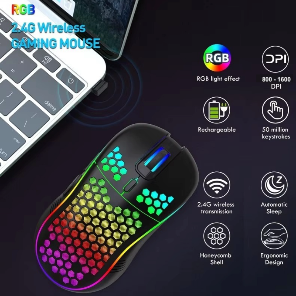 Onetify 3 PCS Gaming Keyboard, RGB mouse and Headphone Bundle Set