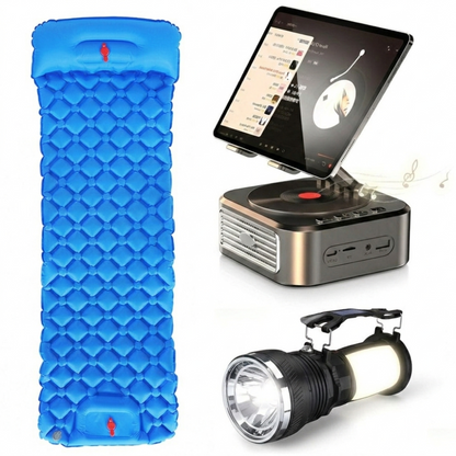 Ultimate Camping Comfort & Entertainment Kit - 3 PCS Set