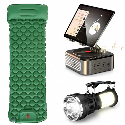 Ultimate Camping Comfort & Entertainment Kit - 3 PCS Set