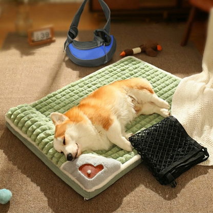 Pawfect Journey 3 PCS Pack: Cozy Bed, Travel Bag & Car Safety Net