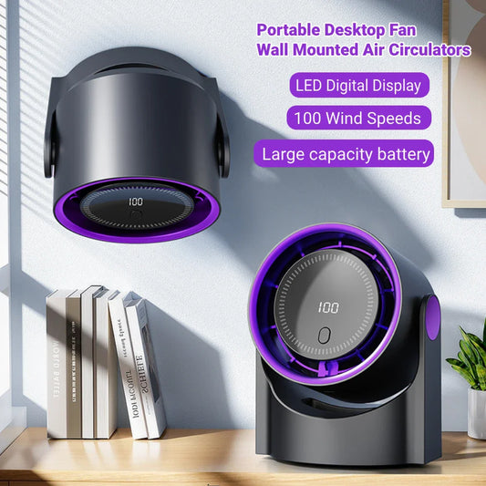 Portable LED Mini Bladeless Fan