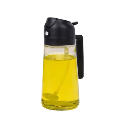 Dual Function Oil Spray and Pour Bottle