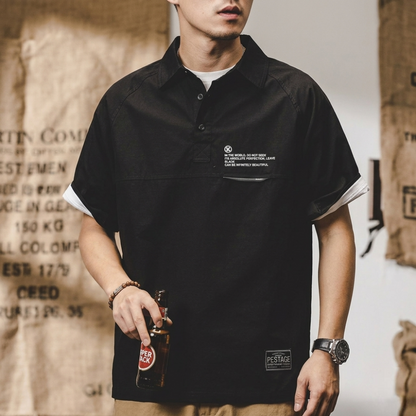 Men's Short Sleeve Popover Shirt