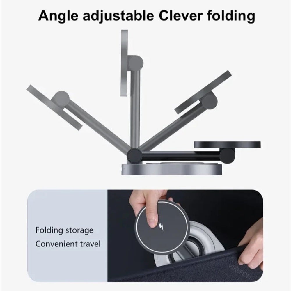 Foldable 3 in 1 Wireless Magnetic charger for iPhone, Airpod and iWatch