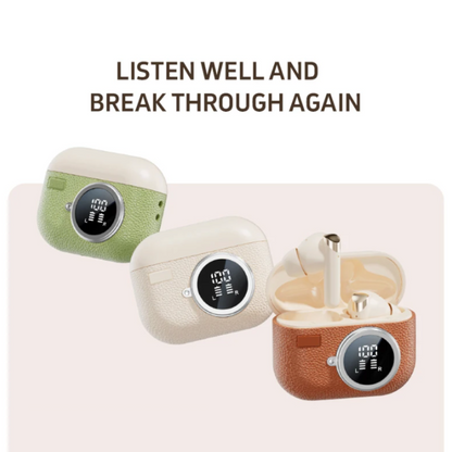 Wireless Bluetooth Earbuds With LED Display On The Case