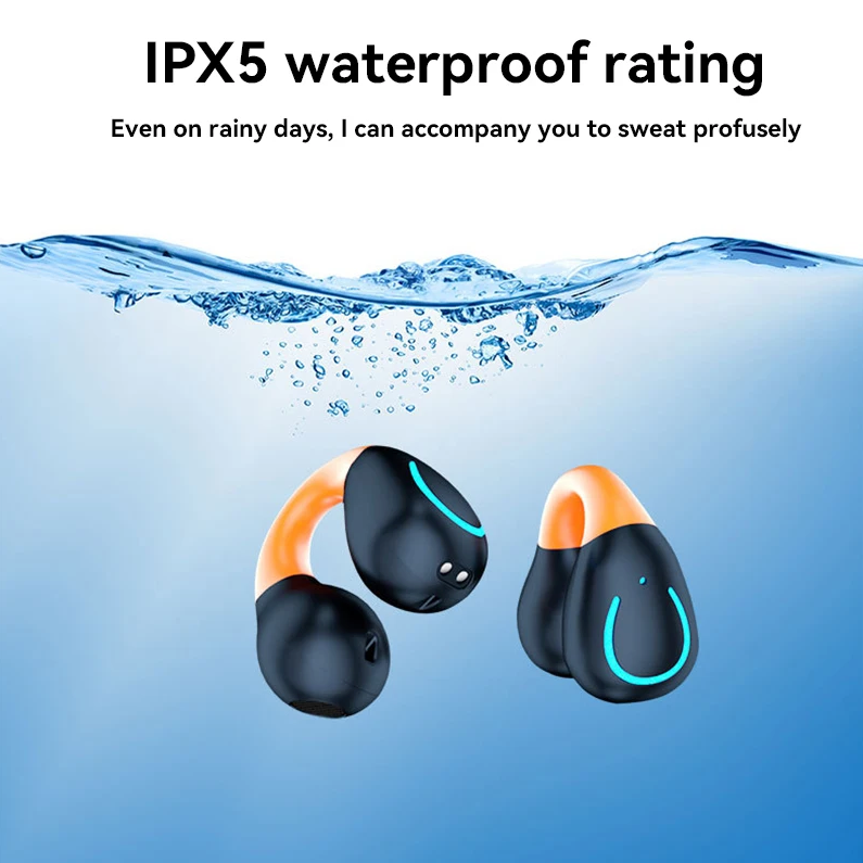 Wireless Open Clip Earbuds With ENC Noise Cancellation