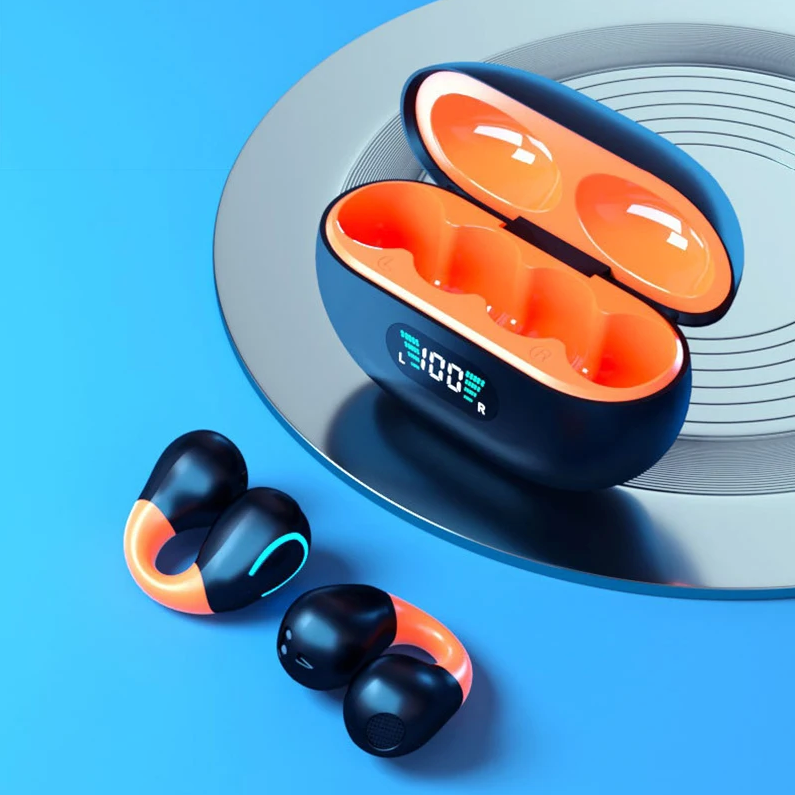Wireless Open Clip Earbuds With ENC Noise Cancellation
