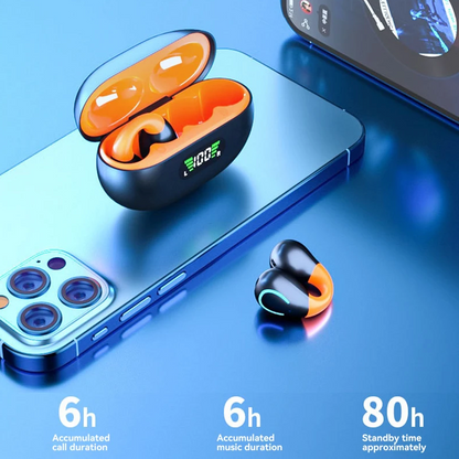 Wireless Open Clip Earbuds With ENC Noise Cancellation